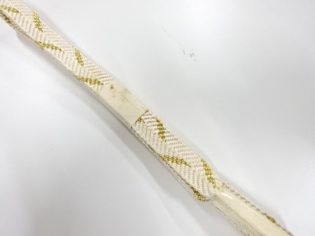 未使用品　正絹　手組帯締め